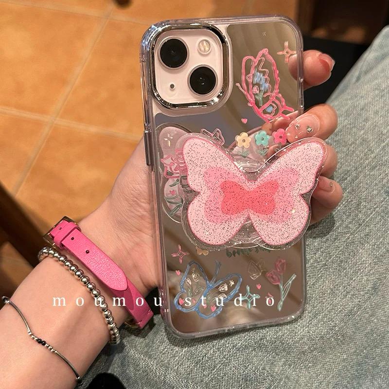BUTTERFLY DREAM IPHONE CASE WITH HOLDER S0320
