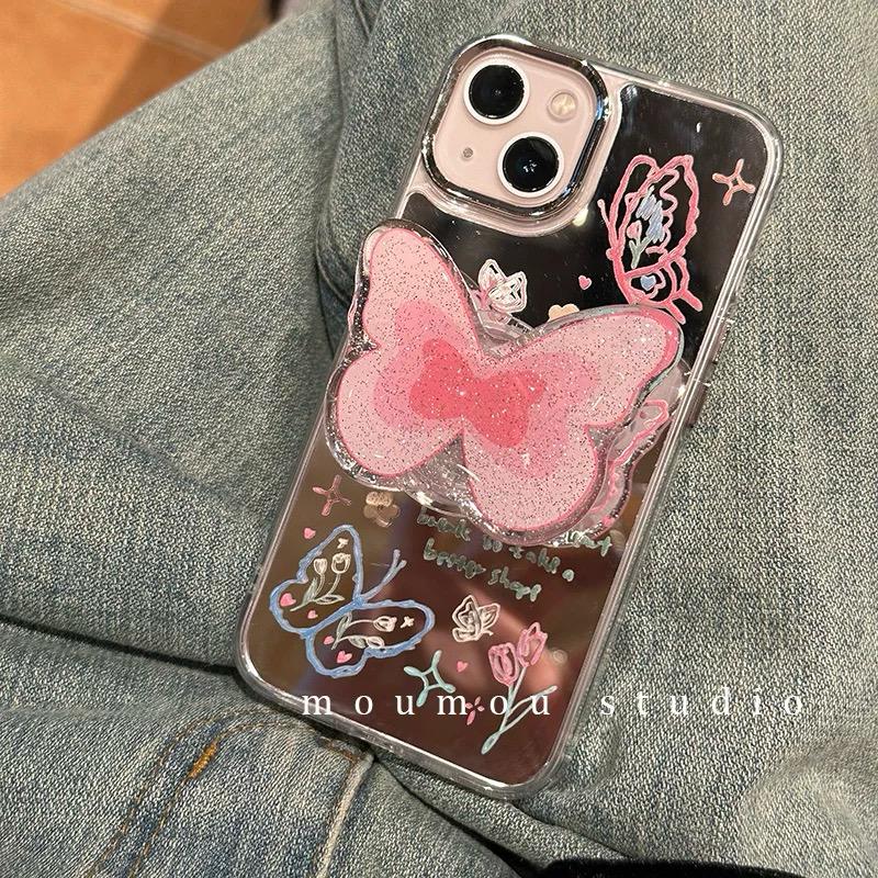 BUTTERFLY DREAM IPHONE CASE WITH HOLDER S0320