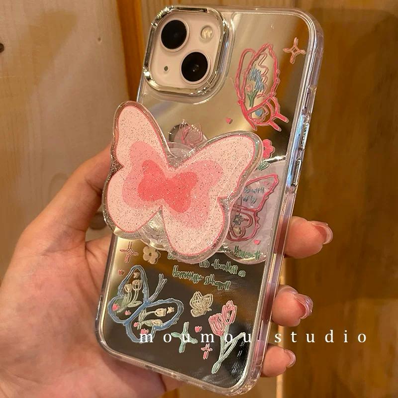 BUTTERFLY DREAM IPHONE CASE WITH HOLDER S0320
