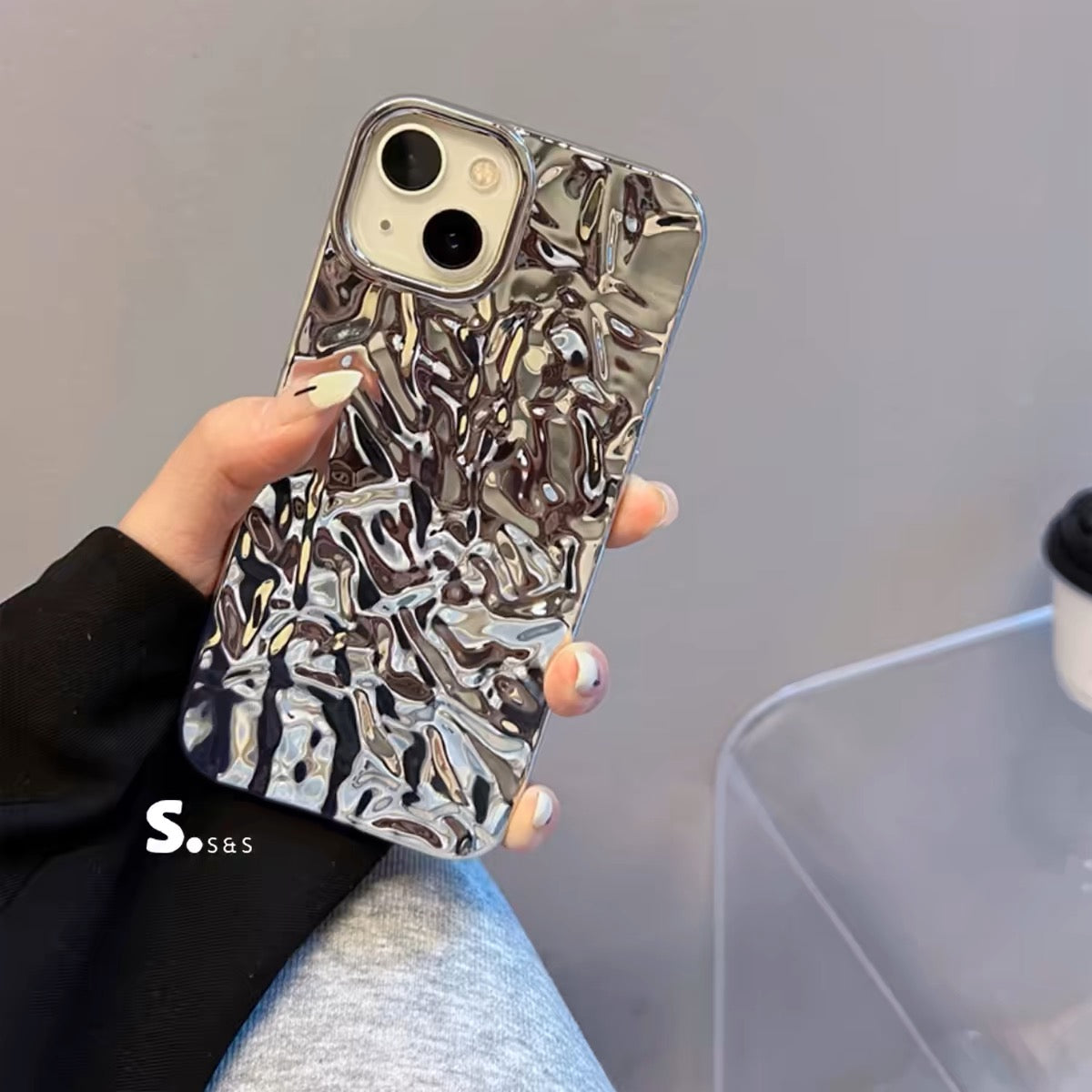 Chrome elegant iPhone case