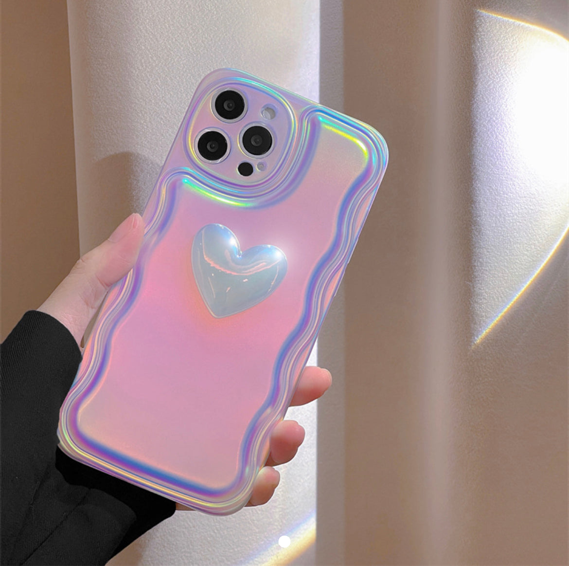 REFLECTIVE HEART iPhone case