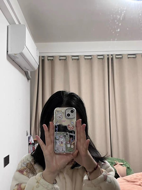 Review 3 photo for PUPPY LOVE IPHONE CASE WITH HOLDER S0321