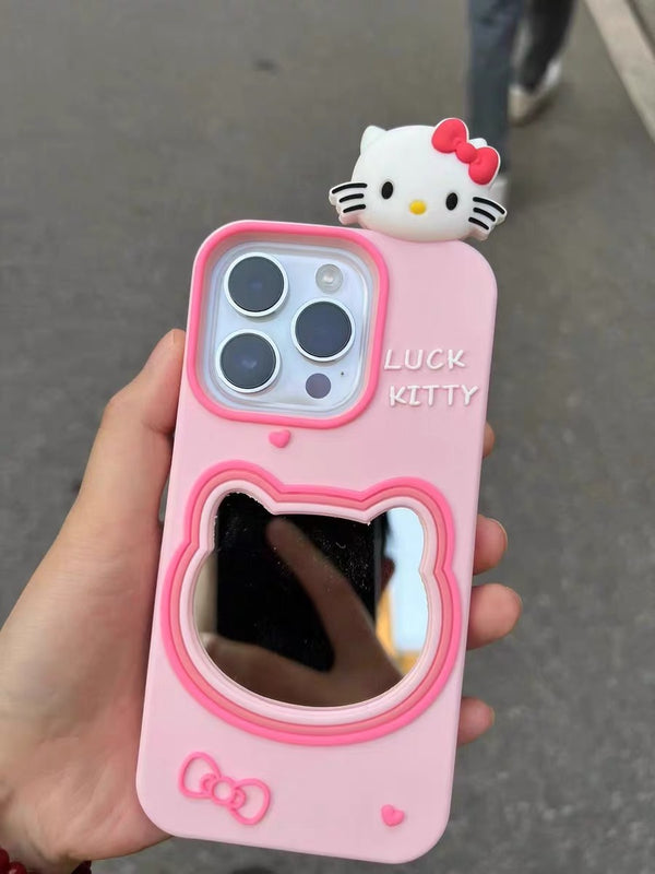 Review 2 photo for HELLO KITTY MIRROR IPHONE CASE S0318