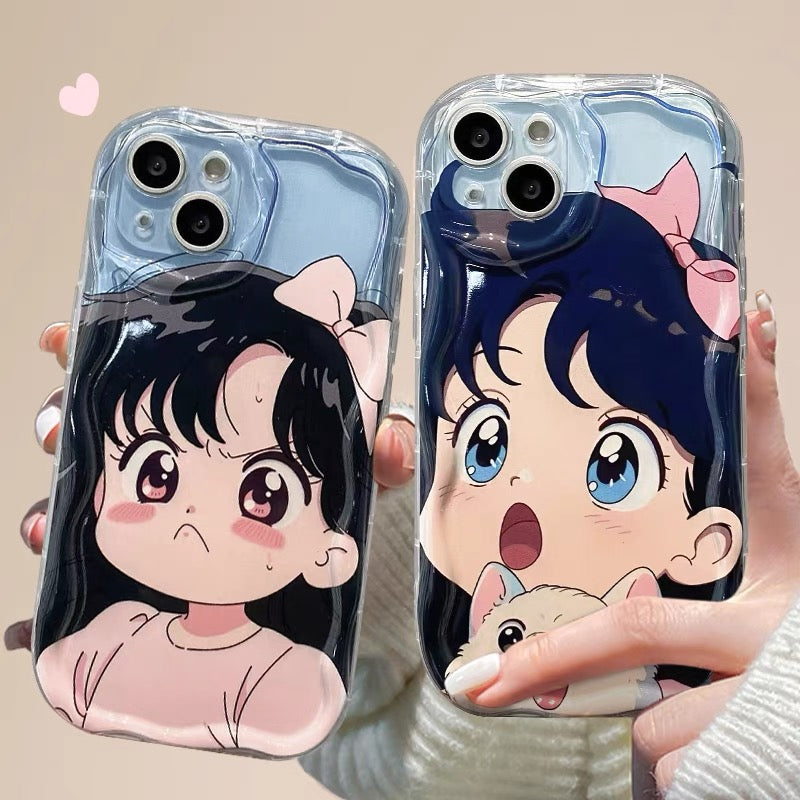 ANGRY CUTIE ANIME GIRL iPhone case