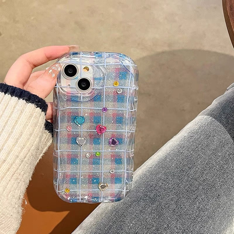 Hearts sparkling iPhone case