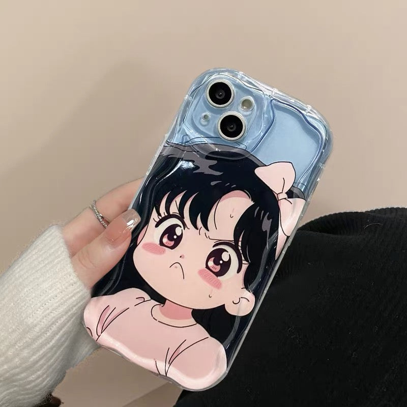 ANGRY CUTIE ANIME GIRL iPhone case