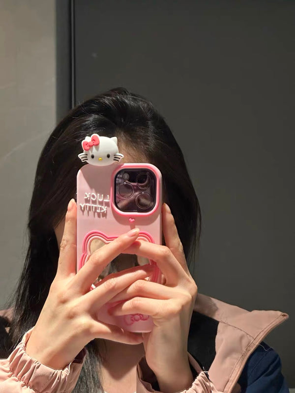 Review 3 photo for HELLO KITTY MIRROR IPHONE CASE S0318