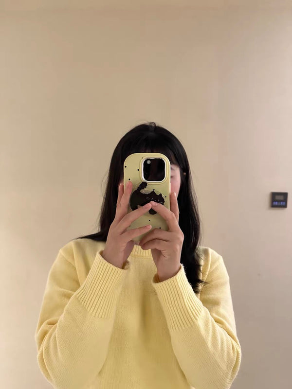 Review 2 photo for YELLOW CAT IPHONE CASE WITH HOLDER S0341