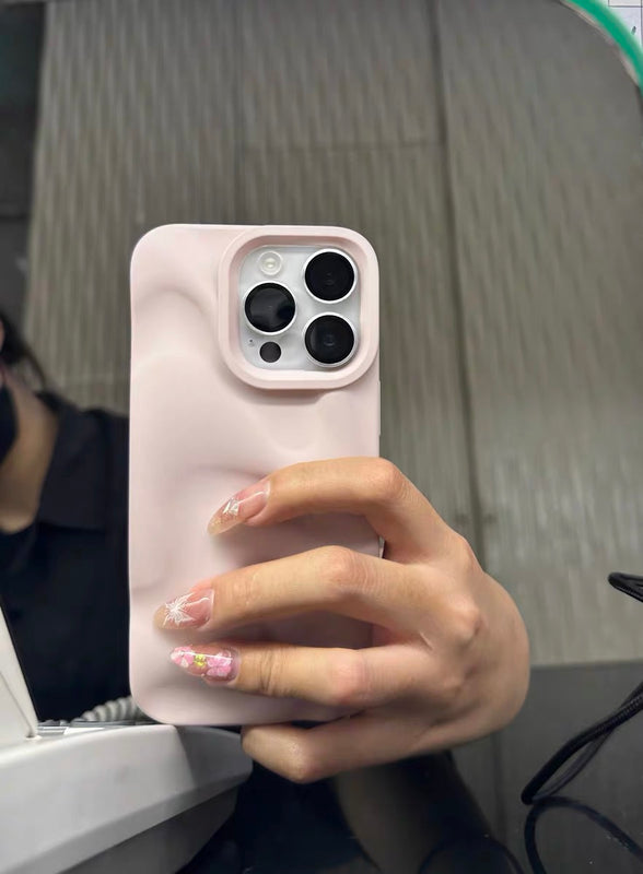 Review 2 photo for LIGHT PINK WAVE IPHONE CASE S0339