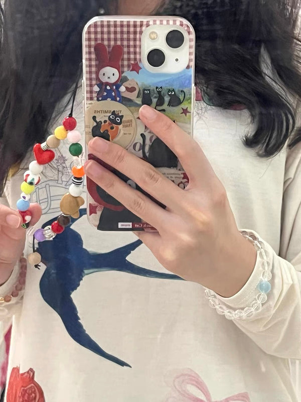 Review 2 photo for RETRO COLLAGE CHAOS  IPHONE COVERS WITH CHARM S0335