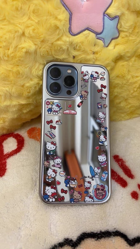 Review 2 photo for SILVER HELLO KITTY IPHONE CASE WITH CHARM S0333