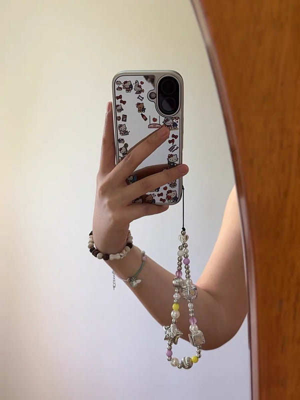 Review 1 photo for SILVER HELLO KITTY IPHONE CASE WITH CHARM S0333
