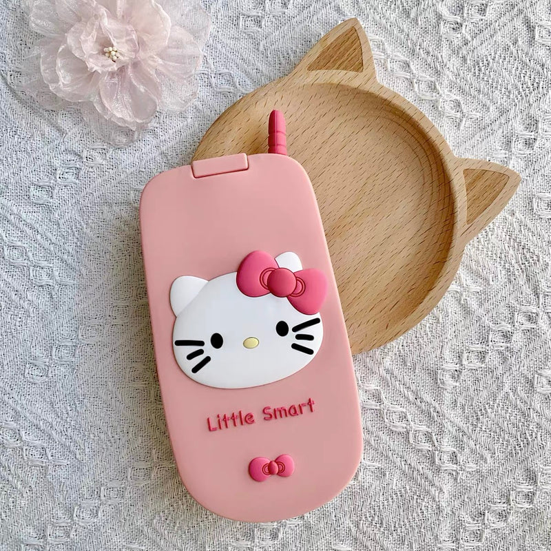 Review 2 photo for PINK HELLO KITTY FLIP IPHONE CASE S0331