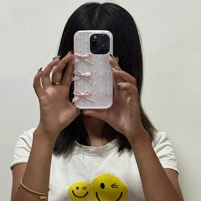 Review 2 photo for HELLO KITTY PINK RIBBON IPHONE CASE S0327