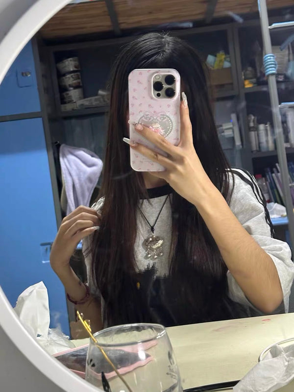 Review 2 photo for LACE HEART KITTY IPHONE CASE WITH CHARM  S0325