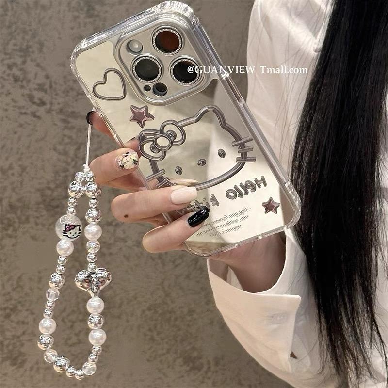HELLO KITTY QUICKSILVER IPHONE CASE WITH CHARM S0344