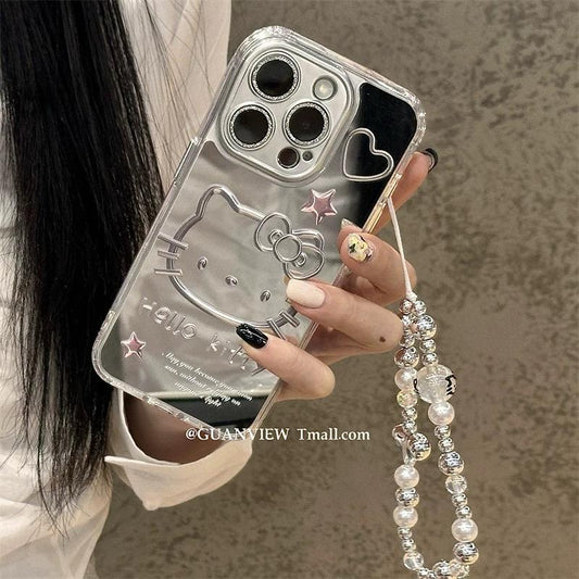 HELLO KITTY QUICKSILVER IPHONE CASE WITH CHARM S0344