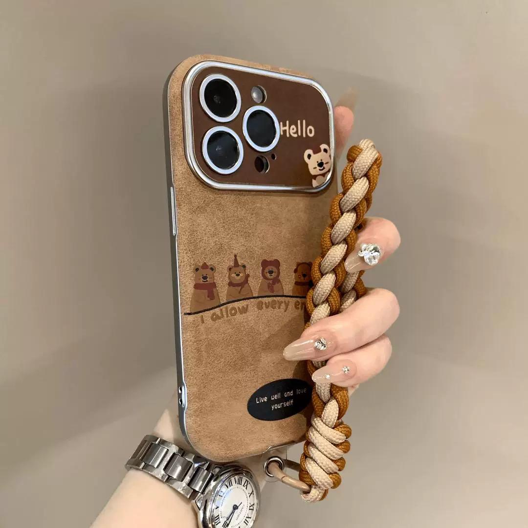 COZY BEAR CASE WITH CHARM S0307