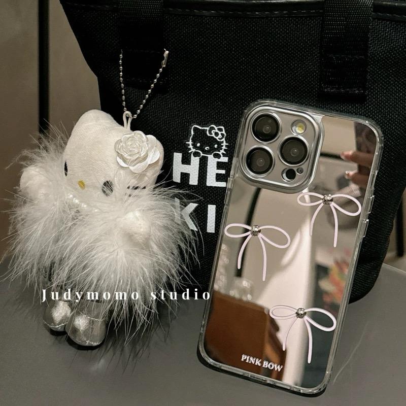 MIRROR BOW LUXE CASE WITH CHARM S0308