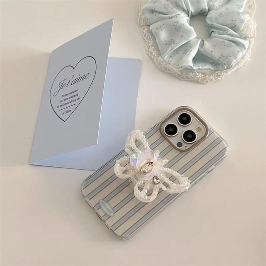 PEARL GRACE IPHONE CASE WITH HOLDER S0319