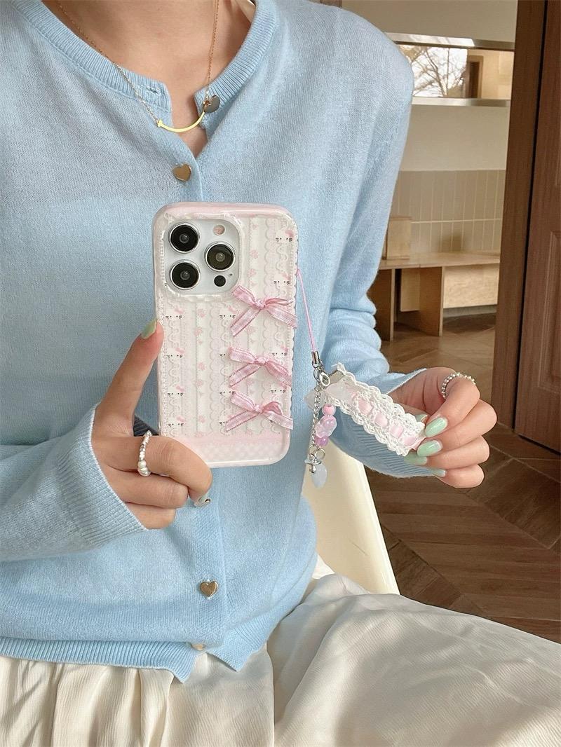 HELLO KITTY PINK RIBBON IPHONE CASE S0327
