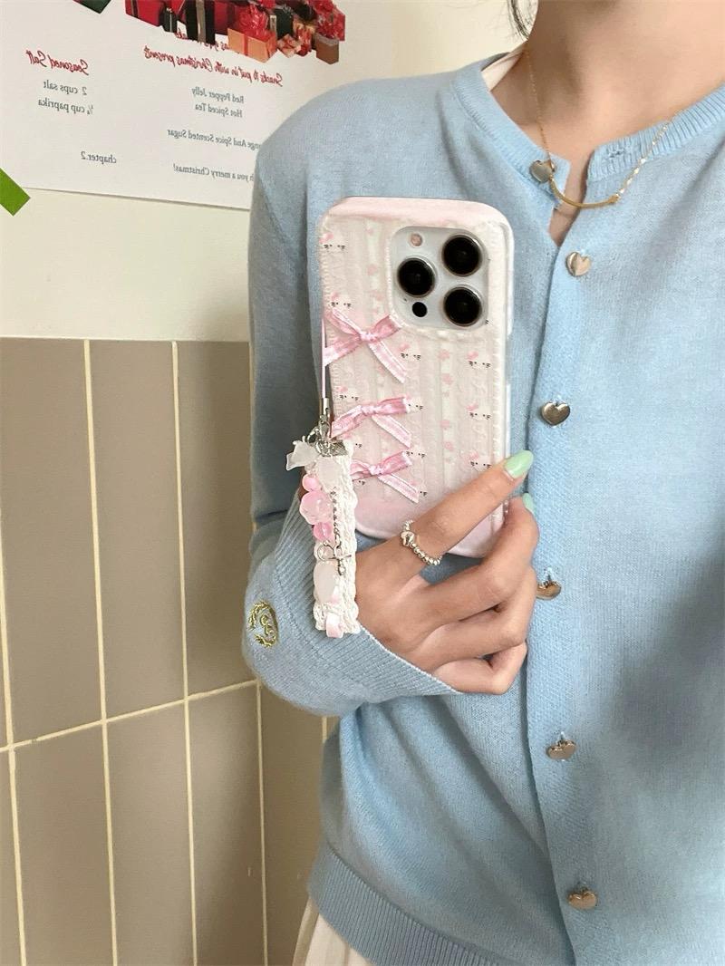 HELLO KITTY PINK RIBBON IPHONE CASE S0327