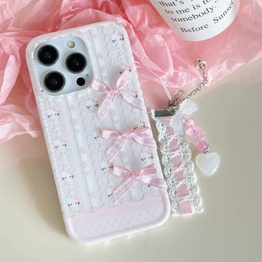 HELLO KITTY PINK RIBBON IPHONE CASE S0327