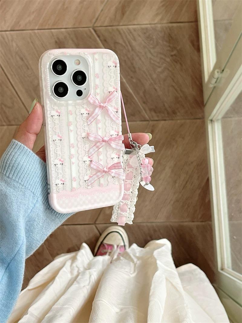 HELLO KITTY PINK RIBBON IPHONE CASE S0327