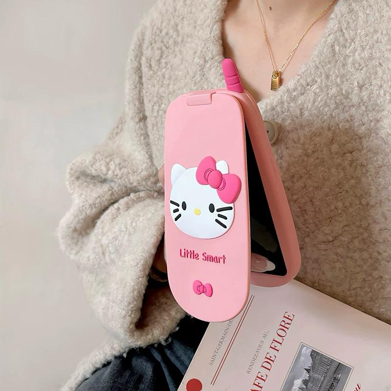 PINK HELLO KITTY FLIP IPHONE CASE S0331