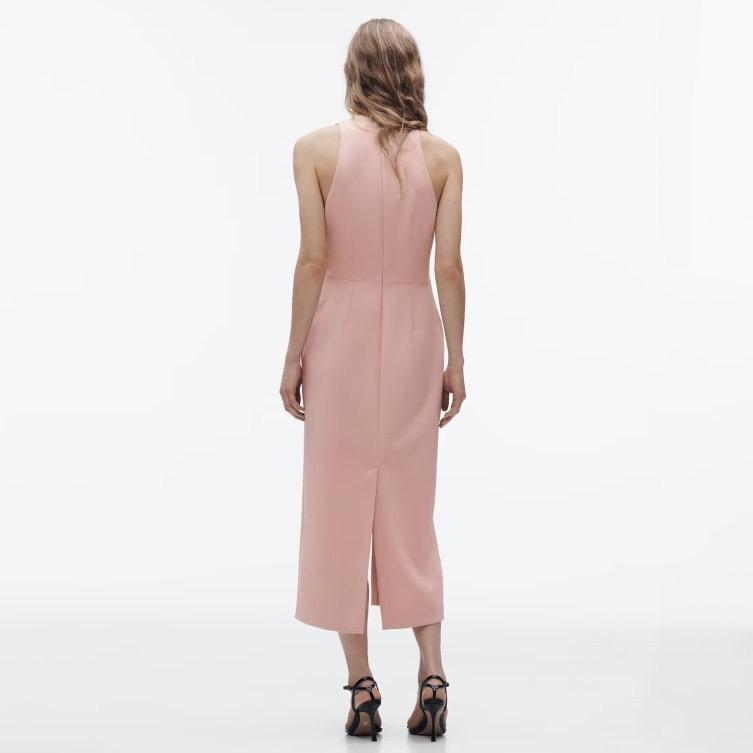 Midi tuxedo style dress