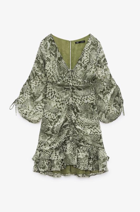Olive Mirage Dress