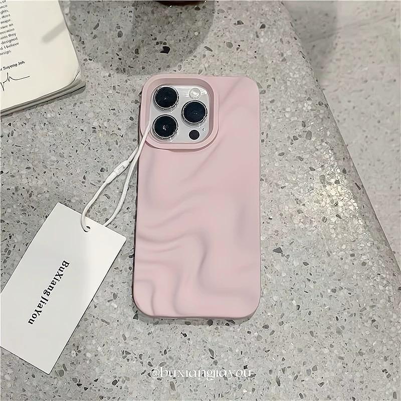 LIGHT PINK WAVE IPHONE CASE S0339