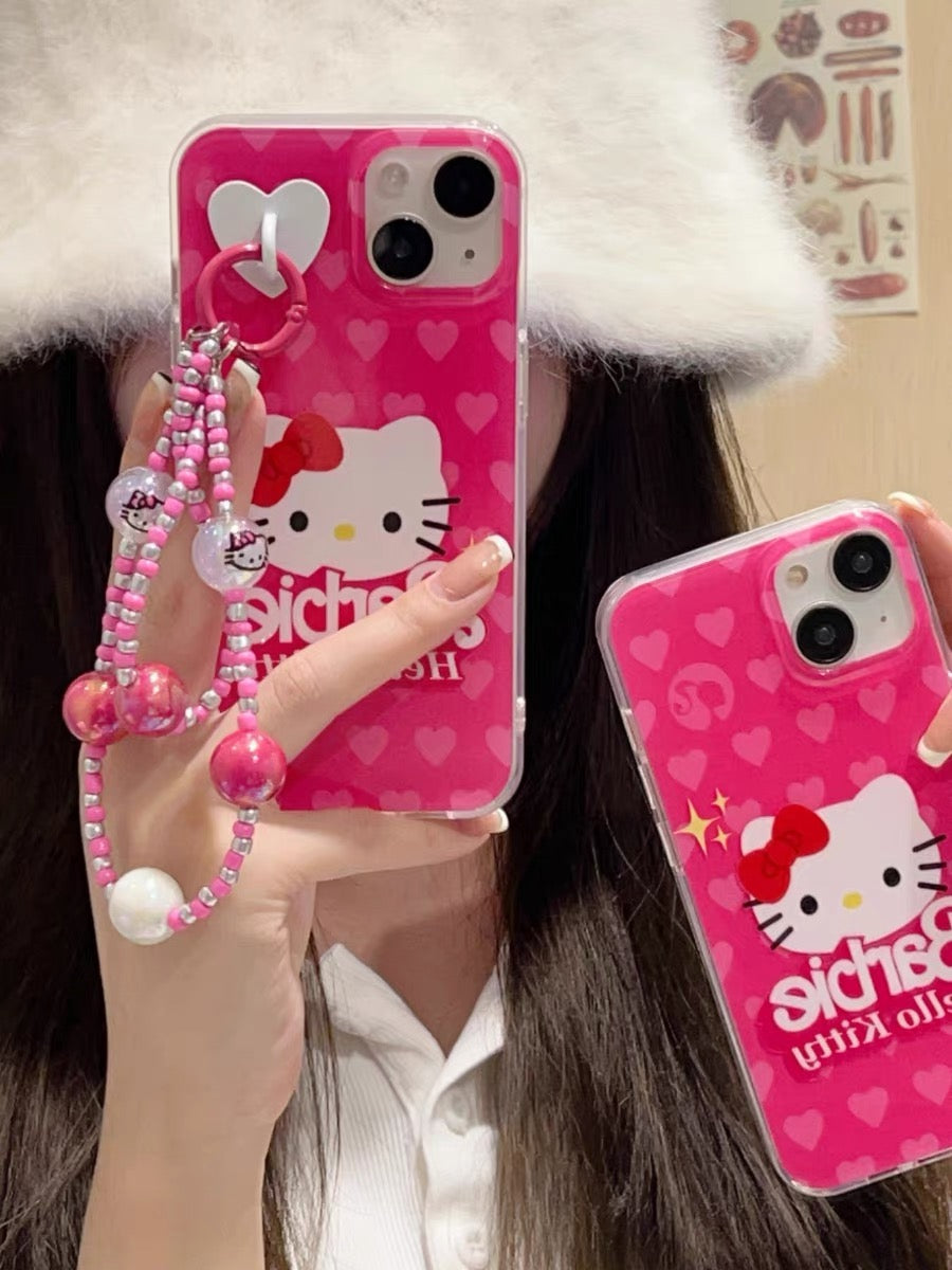 Barbie x HELLO KITTY iPhone case